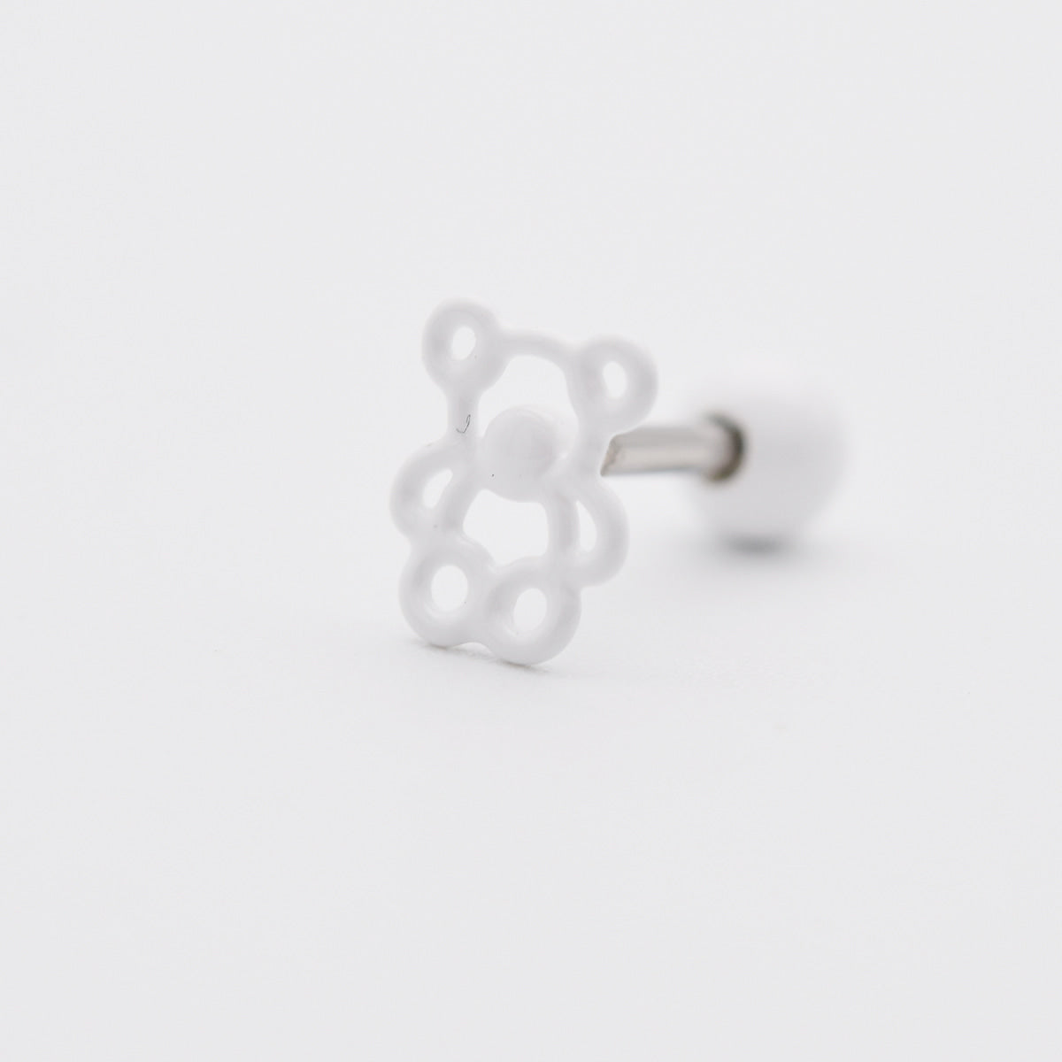 [Surgical] Mini Flow Ribbon (3 Colors) 16G Body Piercing Back Piercing Cartilage Piercing 