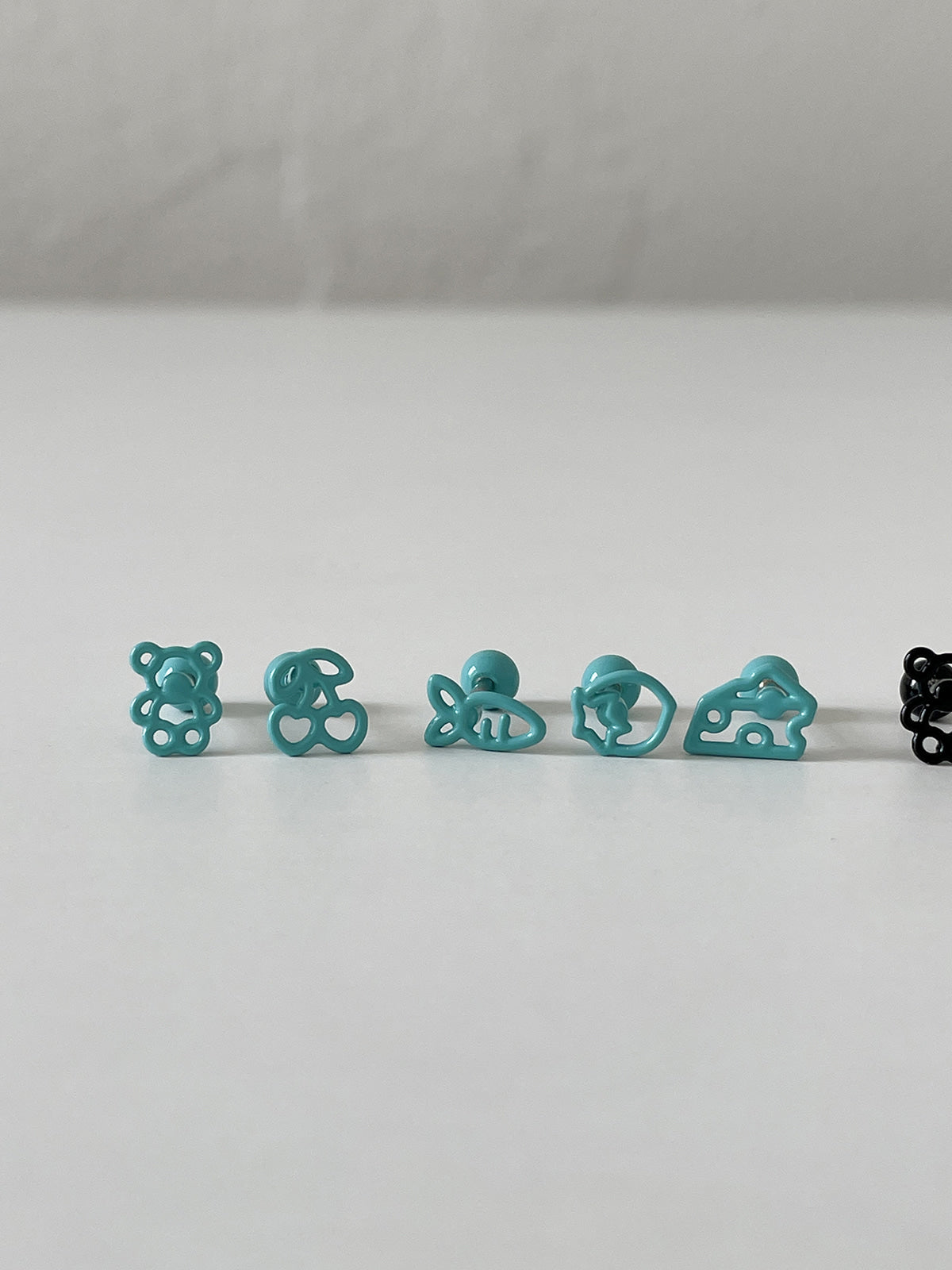 [Surgical] Mini Flow Ribbon (3 Colors) 16G Body Piercing Back Piercing Cartilage Piercing 