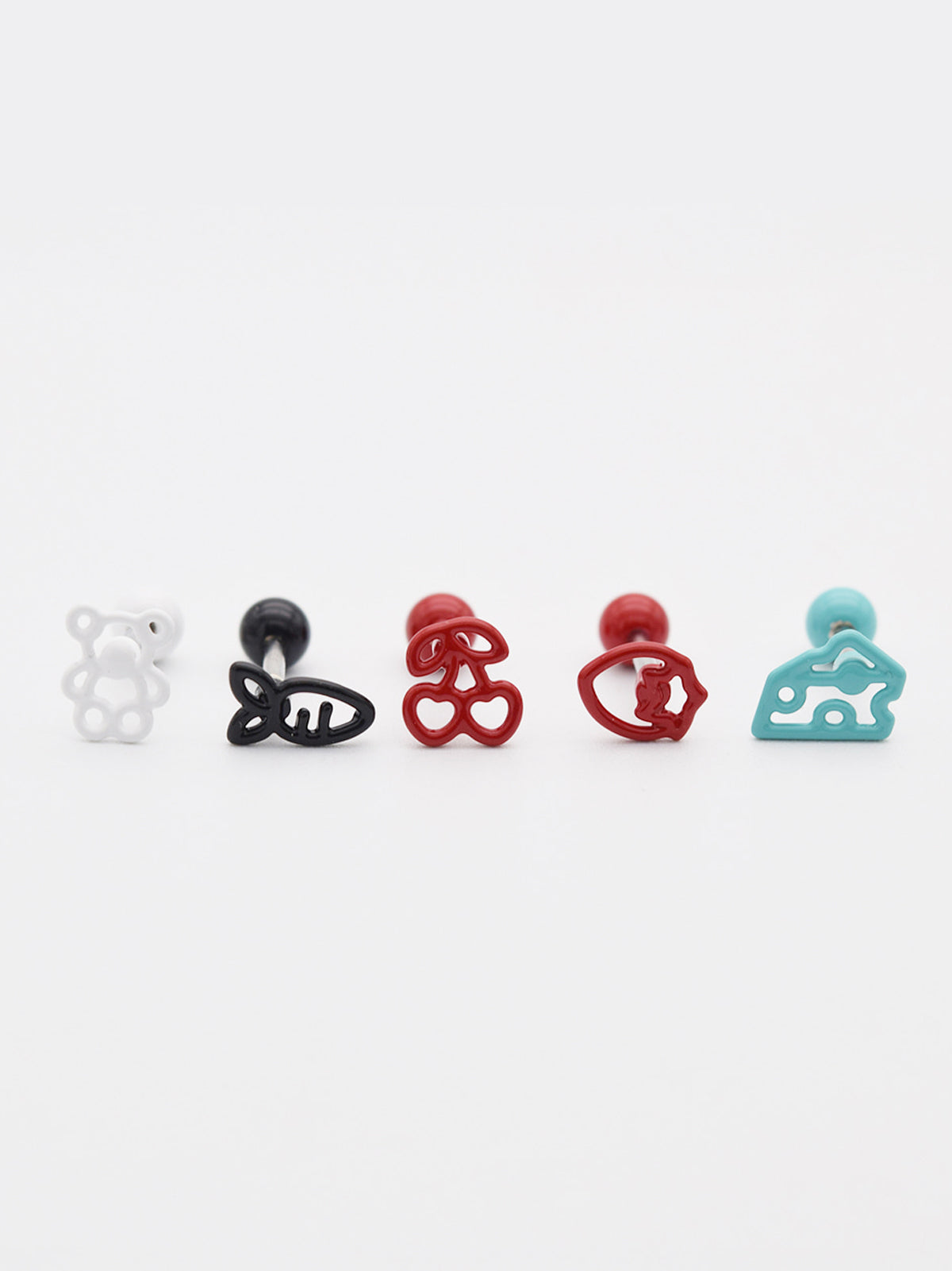 [Surgical] Mini Flow Ribbon (3 Colors) 16G Body Piercing Back Piercing Cartilage Piercing 