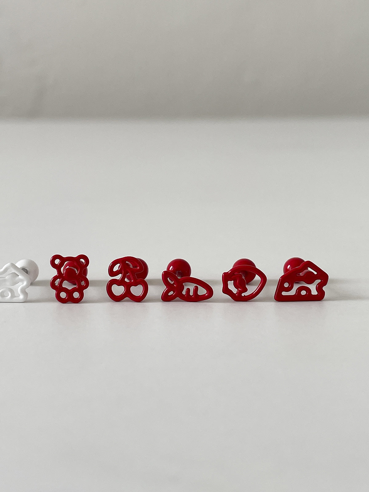 [Surgical] Mini Flow Ribbon (3 Colors) 16G Body Piercing Back Piercing Cartilage Piercing 