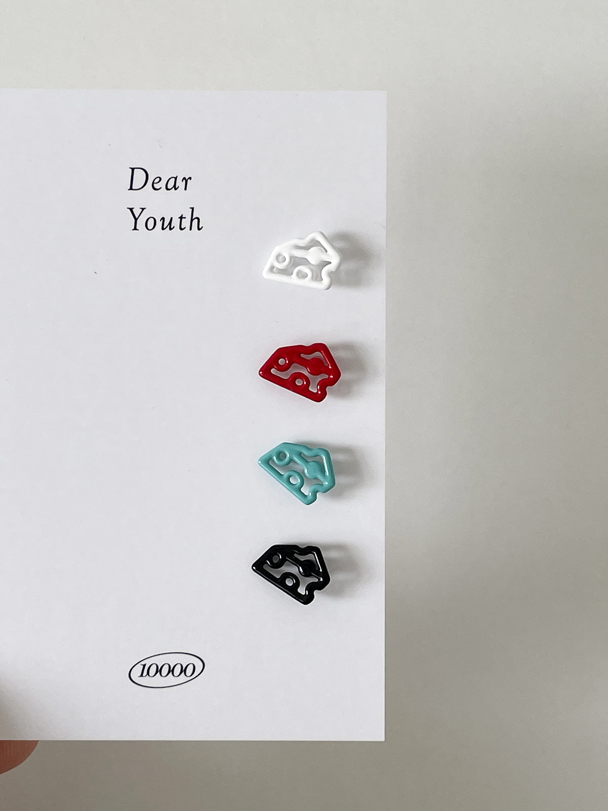 [Surgical] Mini Flow Ribbon (3 Colors) 16G Body Piercing Back Piercing Cartilage Piercing 