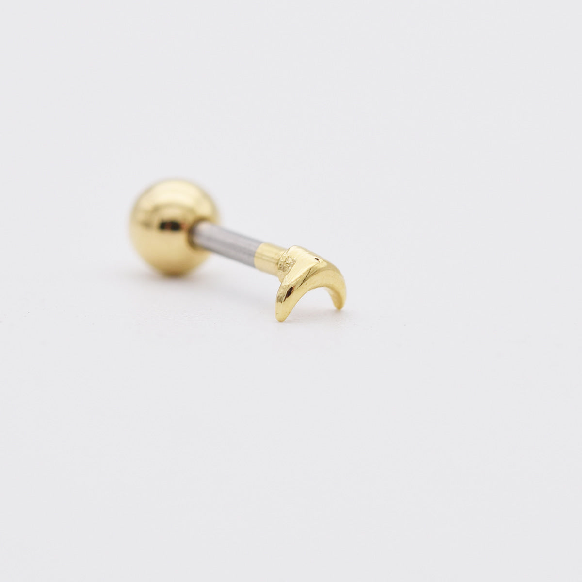 極小 ハート スター ムーン バーベルピアス (3Type) 16G 可愛い 軟骨用 韓国風 デイリー ボディピアス キャッチ サージカルステンレス