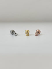 極小 ハート スター ムーン バーベルピアス (3Type) 16G 可愛い 軟骨用 韓国風 デイリー ボディピアス キャッチ サージカルステンレス