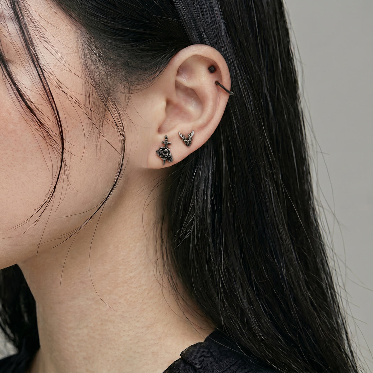 [Surgical] Mini Flow Ribbon (3 Colors) 16G Body Piercing Back Piercing Cartilage Piercing 