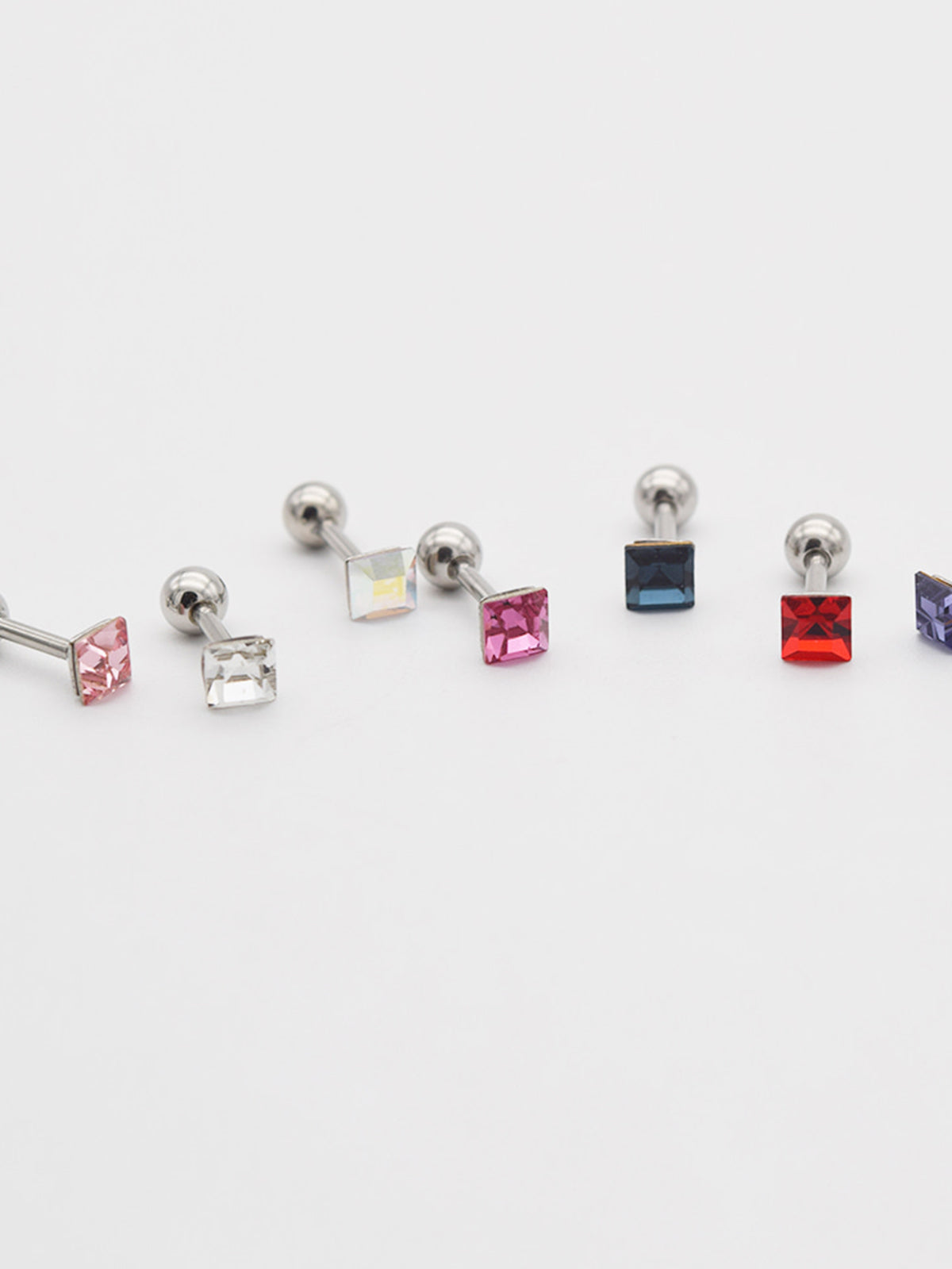 [Surgical] Mini Flow Ribbon (3 Colors) 16G Body Piercing Back Piercing Cartilage Piercing 