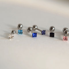 [Surgical] Mini Flow Ribbon (3 Colors) 16G Body Piercing Back Piercing Cartilage Piercing 
