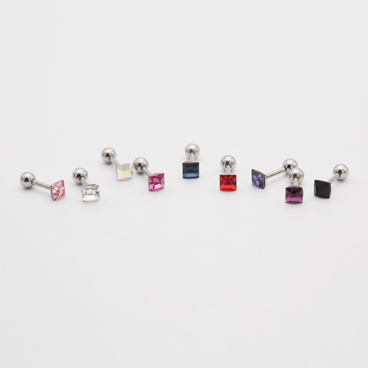 [Surgical] Mini Flow Ribbon (3 Colors) 16G Body Piercing Back Piercing Cartilage Piercing 