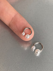 [Surgical] Mini Flow Ribbon (3 Colors) 16G Body Piercing Back Piercing Cartilage Piercing 