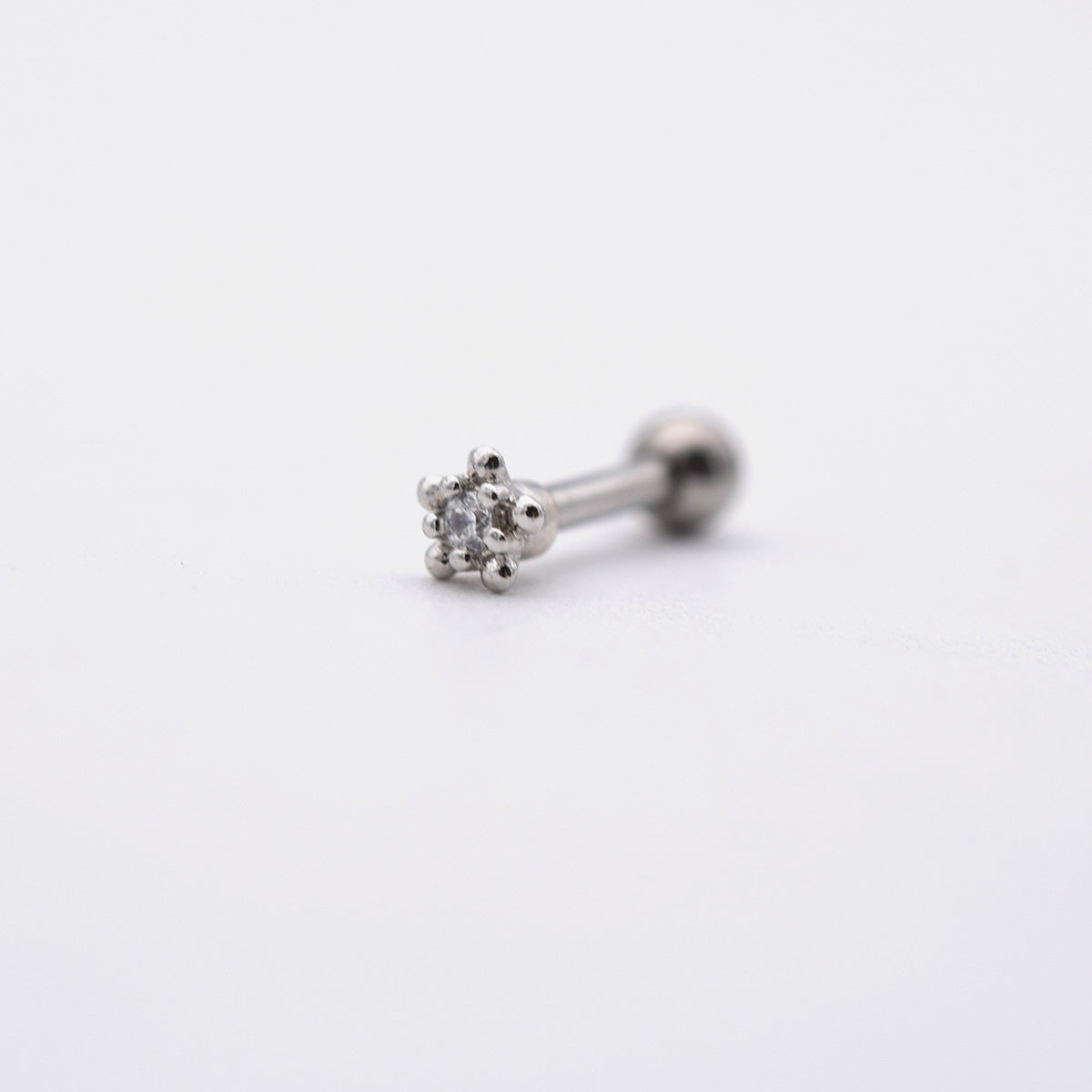 [Set of 5] [Surgical] Nuts Ice Cream Piercing Set 16G Body Piercing Back Piercing Cartilage Piercing 