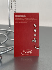 [Set of 5] [Surgical] Nuts Ice Cream Piercing Set 16G Body Piercing Back Piercing Cartilage Piercing 