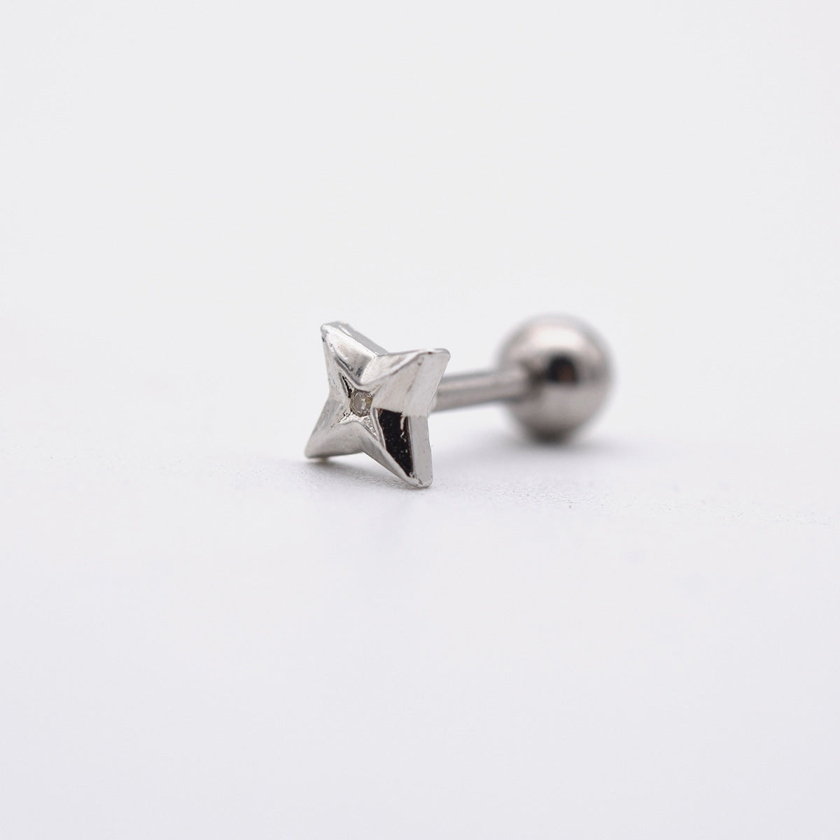 [Set of 5] [Surgical] Nuts Ice Cream Piercing Set 16G Body Piercing Back Piercing Cartilage Piercing 