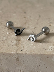 [Surgical] Mini Flow Ribbon (3 Colors) 16G Body Piercing Back Piercing Cartilage Piercing 