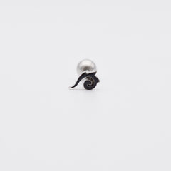 [Surgical] Mini Flow Ribbon (3 Colors) 16G Body Piercing Back Piercing Cartilage Piercing 