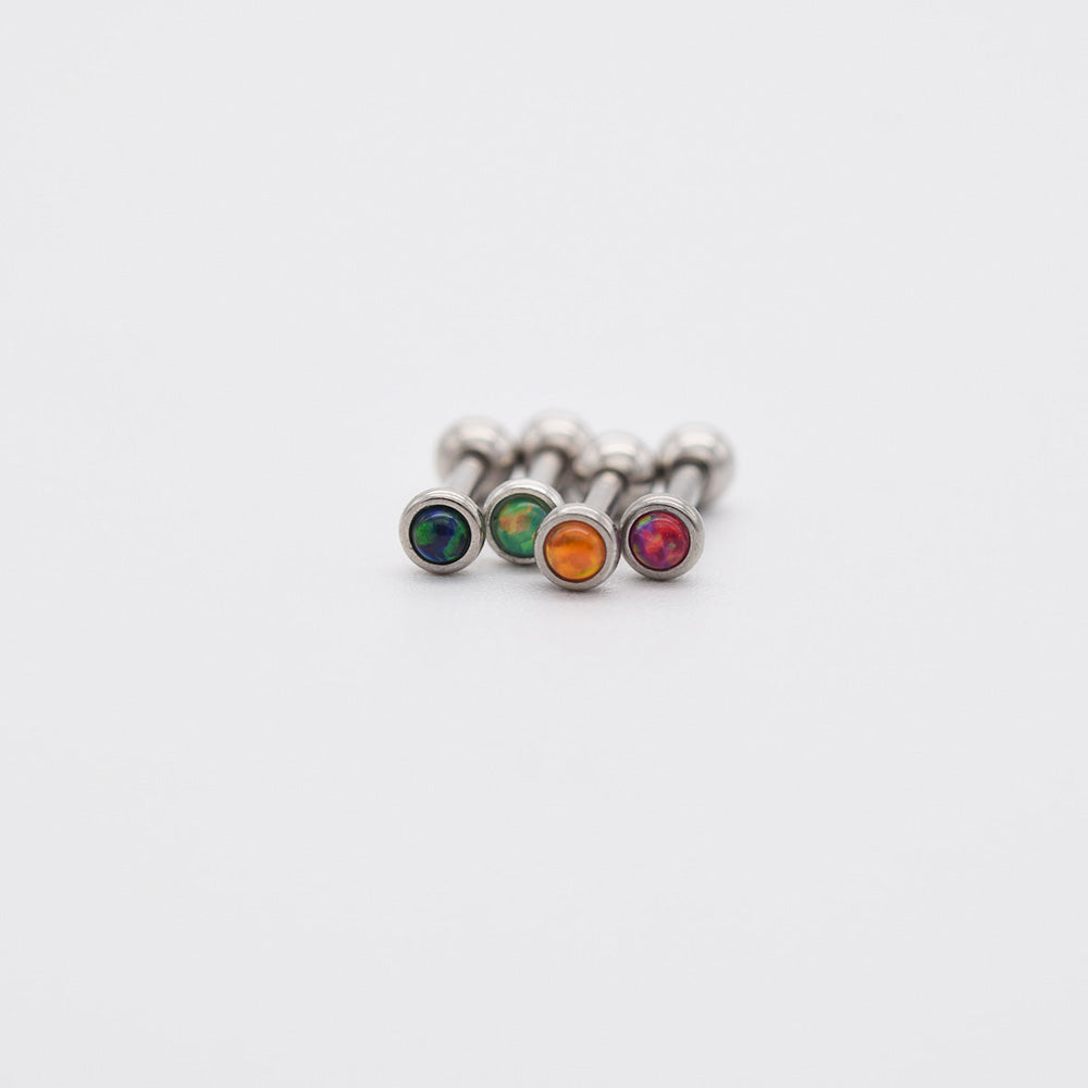 [Surgical] 3mm Mini Marble Button (4 Colors) 16G Body Piercing Back Piercing Cartilage Piercing 