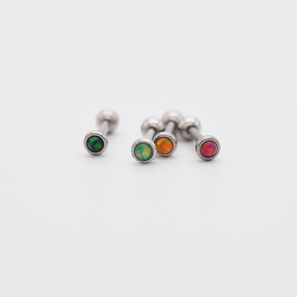 [Surgical] 3mm Mini Marble Button (4 Colors) 16G Body Piercing Back Piercing Cartilage Piercing 