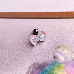 [Surgical] Matte Blur Aurora Ribbon (4 Colors) 16G COCO.MADE Body Piercing Back Cartilage Piercing