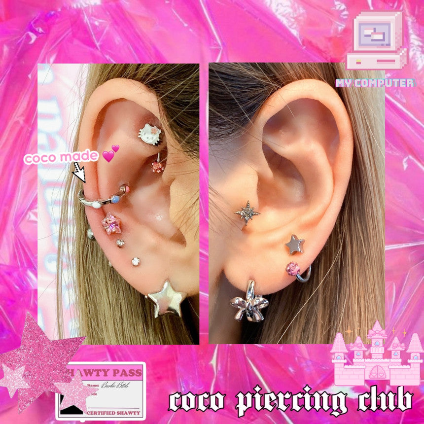 Amadama Inner Conch Ring Earrings (3 Colors) COCO.MADE