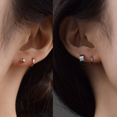 [Surgical] Mini Flow Ribbon (3 Colors) 16G Body Piercing Back Piercing Cartilage Piercing 