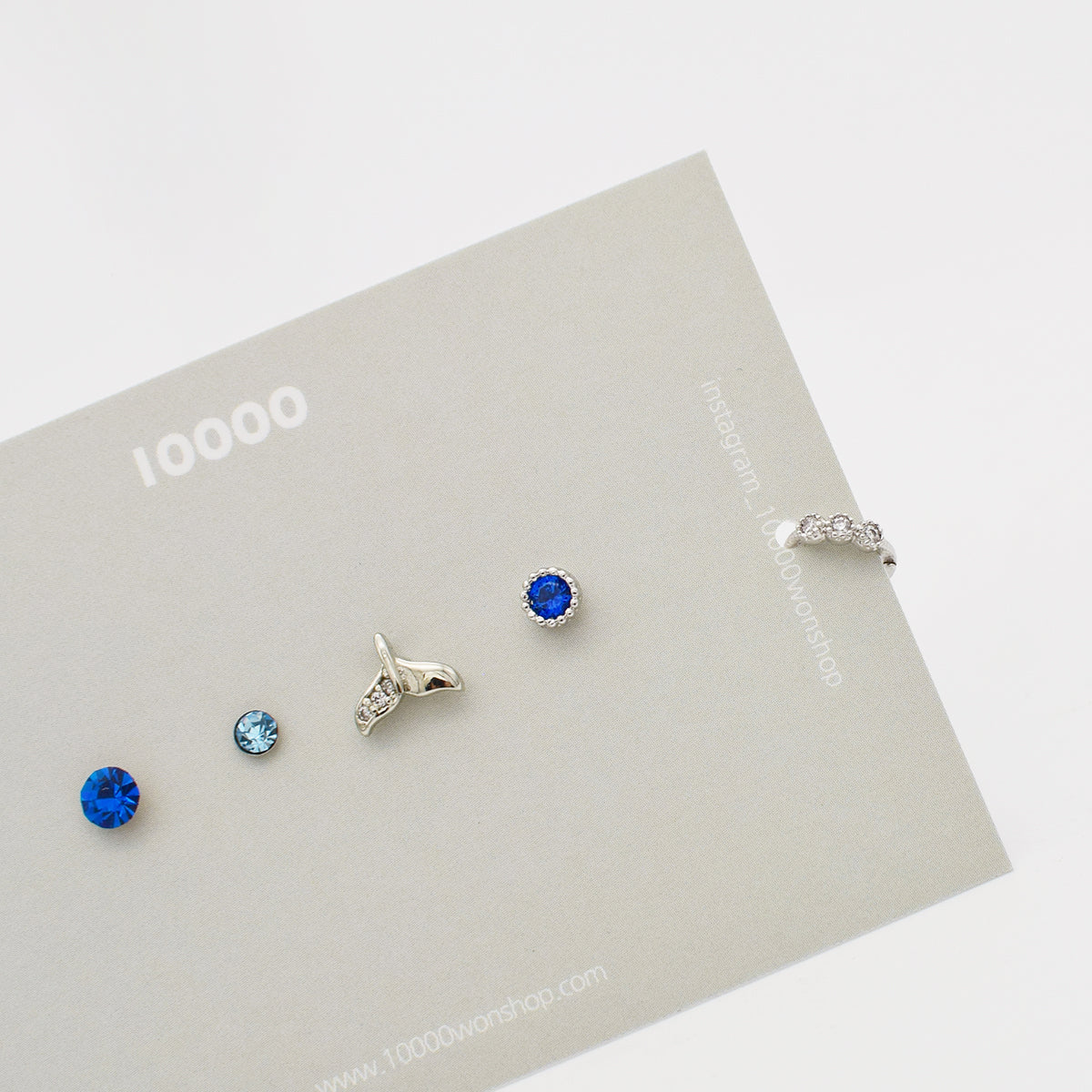 Blue Dolphin Piercing [5 sets]