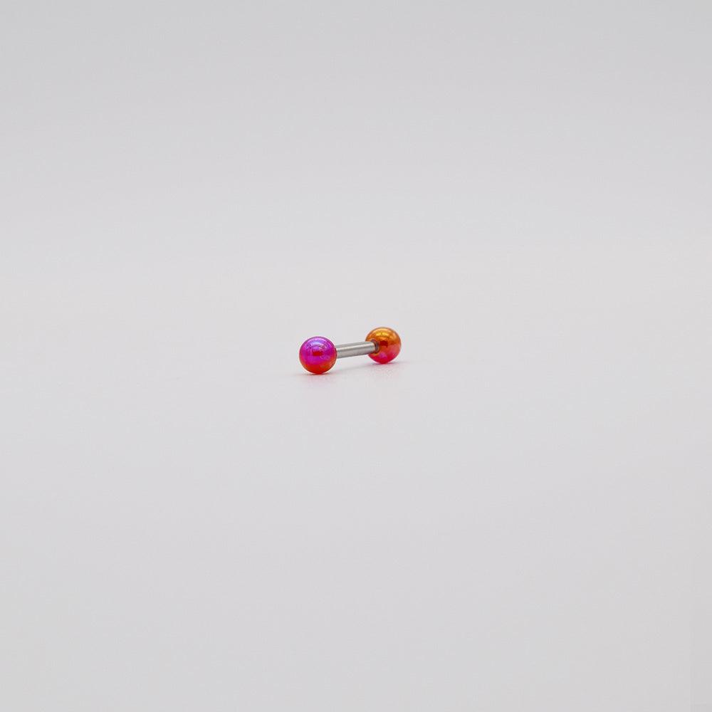 Pompom color ball piercing [5 sets]