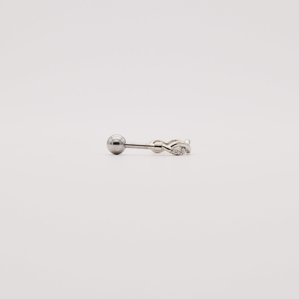 [Surgical] Mini Flow Ribbon (3 Colors) 16G Body Piercing Back Piercing Cartilage Piercing 