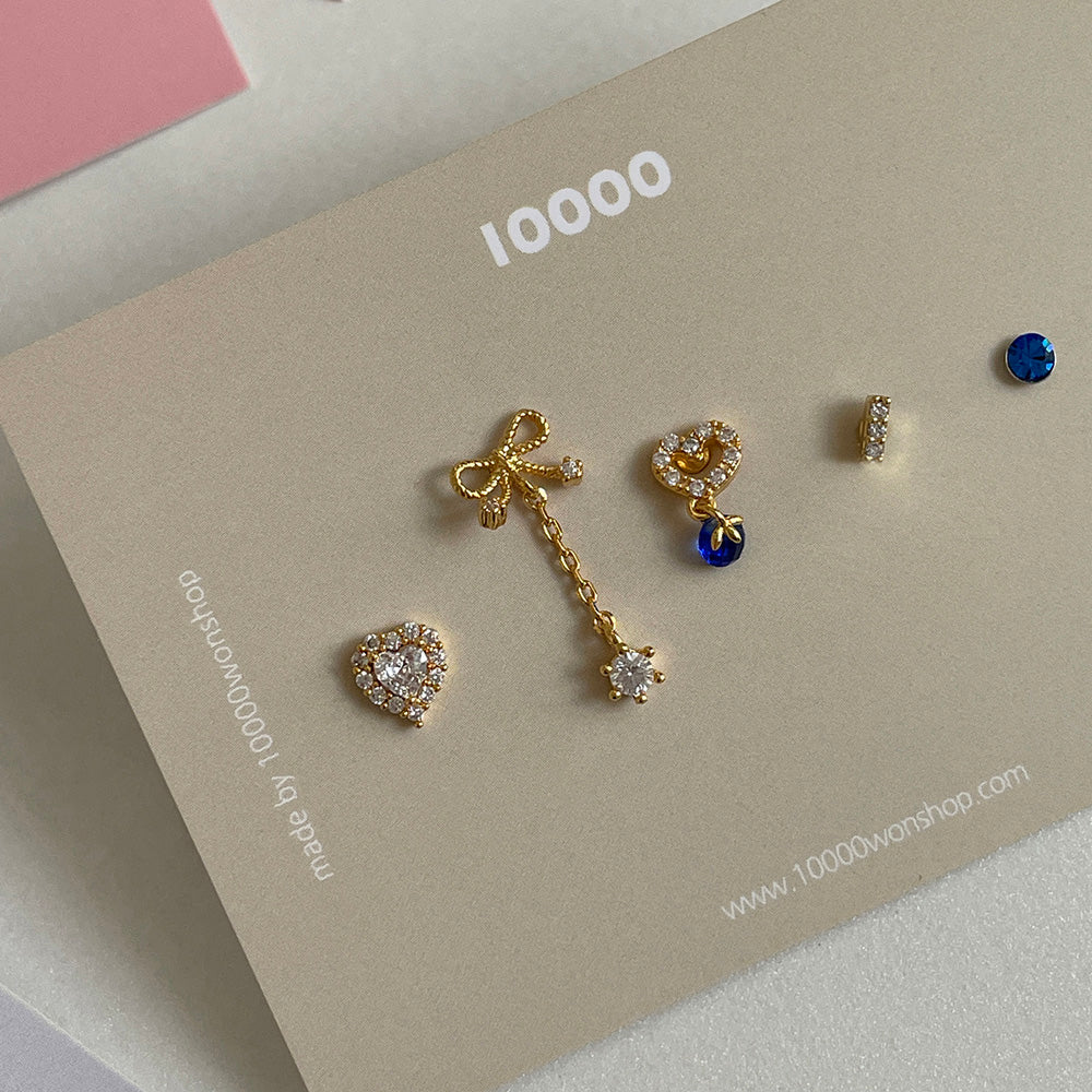 [Ready to ship] Romantic heart piercing [5 sets]