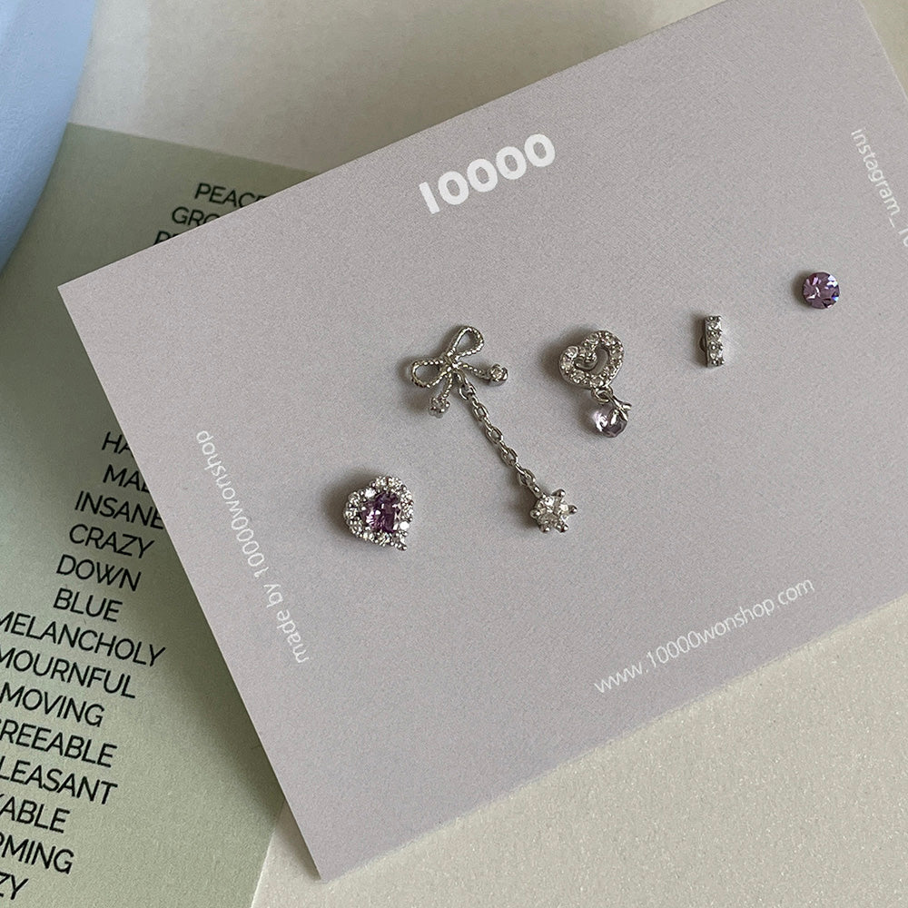 [Ready to ship] Romantic heart piercing [5 sets]
