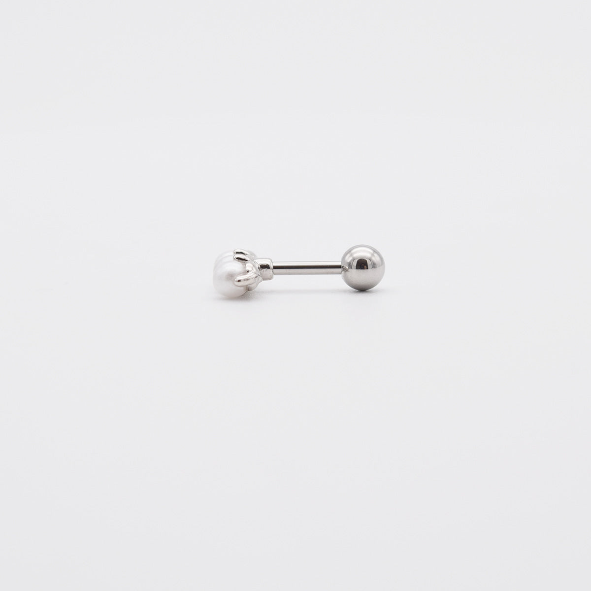 [Surgical] Triple Pearl (3 Colors, 3 Sizes) 16G Body Piercing Back Piercing Cartilage Piercing 