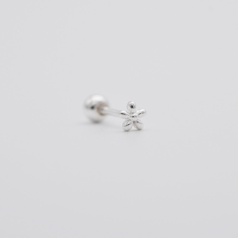 [Set of 3][925 Silver] Round Ribbon Earrings 