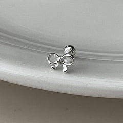 [925 Silver] Round Ribbon Piercing 20G Body Piercing Back Piercing Cartilage Piercing 