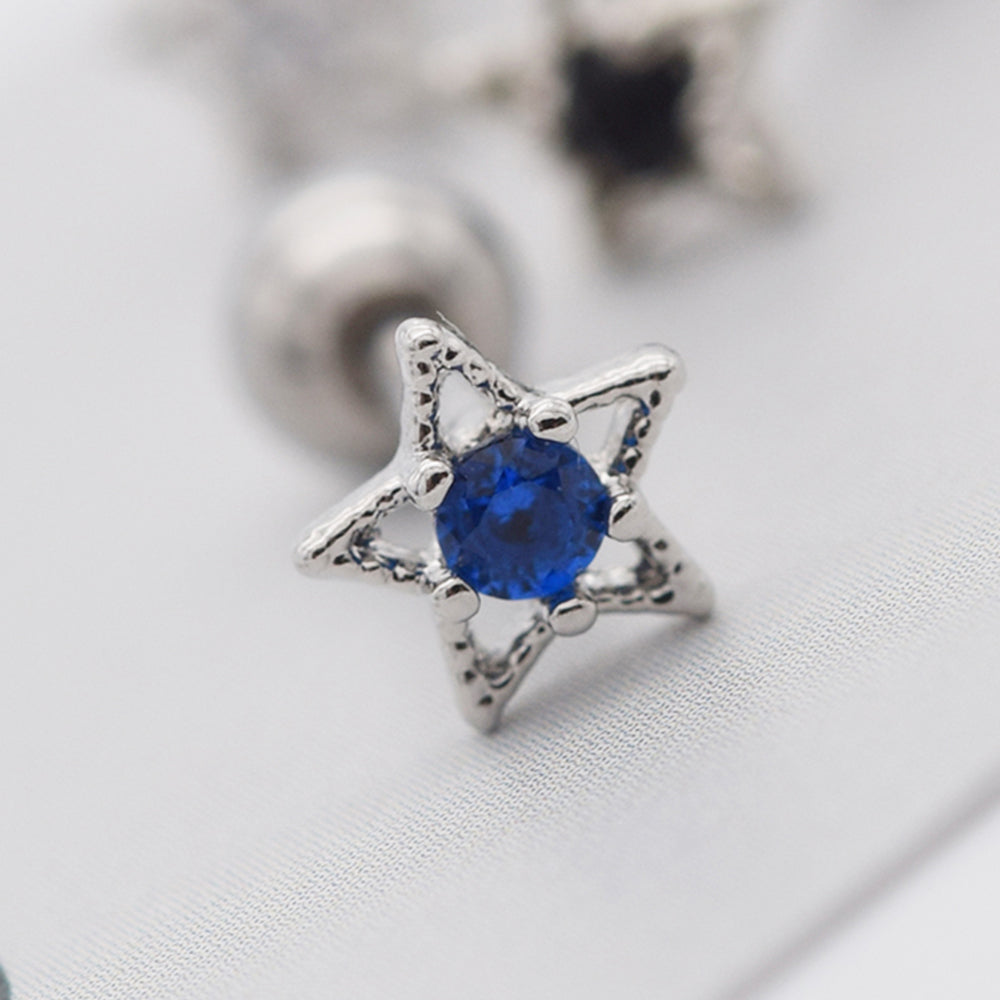 [ผ่าตัด] ริบบิ้นมินิโฟลว์ (3 สี) 16G เจาะร่างกาย เจาะหลัง เจาะกระดูกอ่อน 