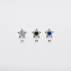 [ผ่าตัด] ริบบิ้นมินิโฟลว์ (3 สี) 16G เจาะร่างกาย เจาะหลัง เจาะกระดูกอ่อน 