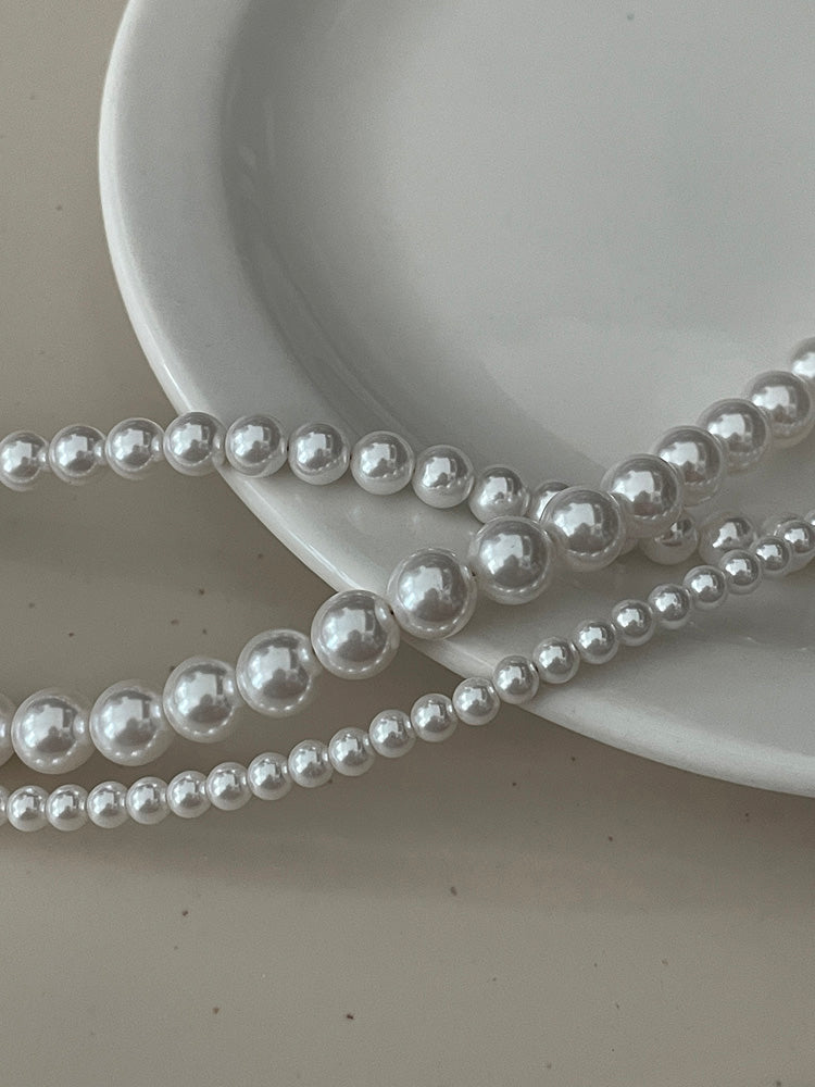 [Surgical] Sophia Pearl Necklace (3 Sizes) Pearl Necklace