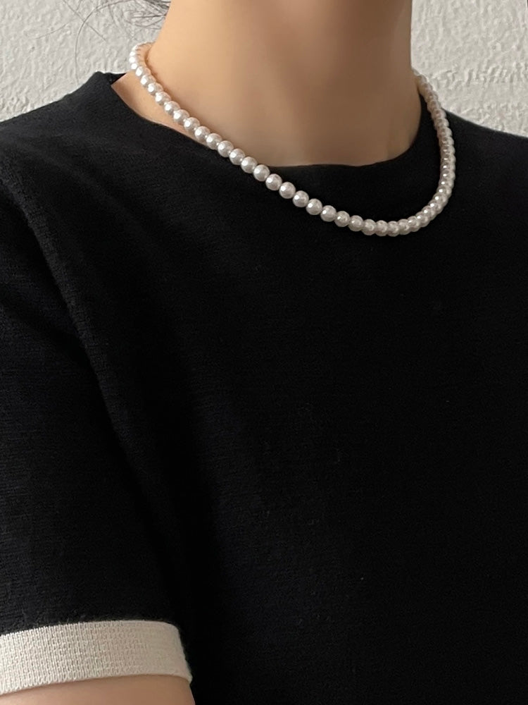 [Surgical] Sophia Pearl Necklace (3 Sizes) Pearl Necklace