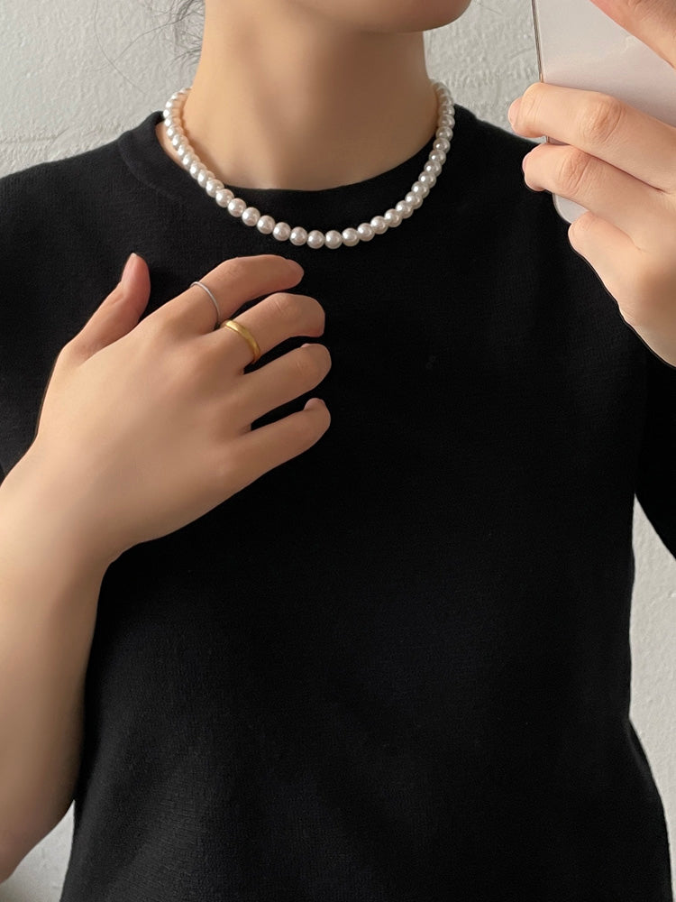 [Surgical] Sophia Pearl Necklace (3 Sizes) Pearl Necklace