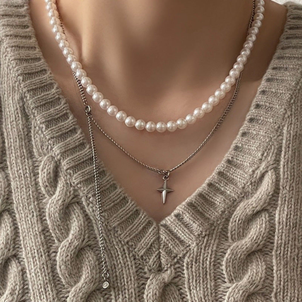 [Surgical] Sophia Pearl Necklace (3 Sizes) Pearl Necklace