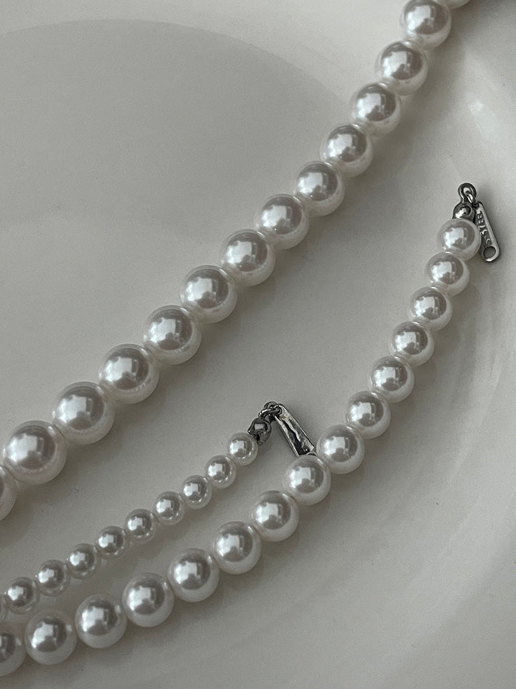 [Surgical] Sophia Pearl Necklace (3 Sizes) Pearl Necklace