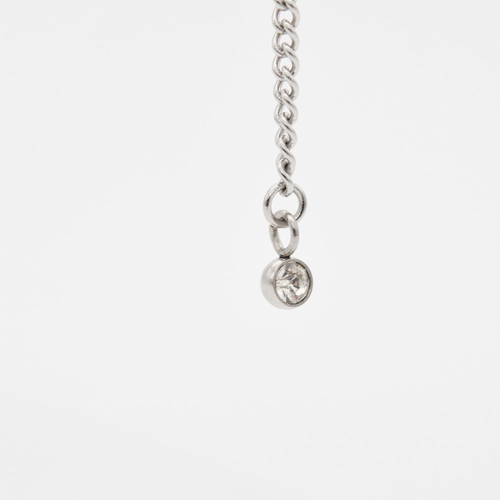 [All Surgical] Cross Spirit Adjustable Length Chain Necklace Cross