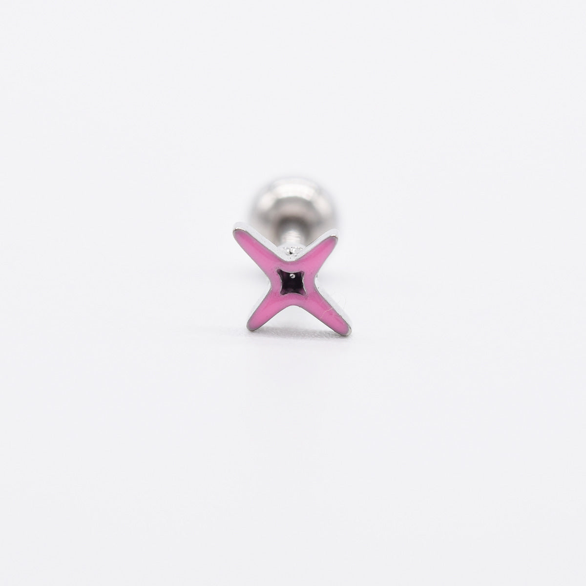 [全サージカル]シンカラーライン スピリット スターバーベル (3Color) 16G ボディピアス キャッチ