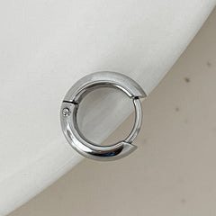 [全サージカル]ラウンドボリューム ワンタッチリングピアス （3mm / 4mm）外径11mm 13mm 16mm