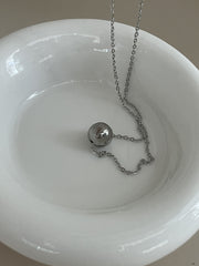 [All Surgical] Antique Book Locket Chain Necklace