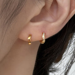 [Surgical] Mini Flow Ribbon (3 Colors) 16G Body Piercing Back Piercing Cartilage Piercing 