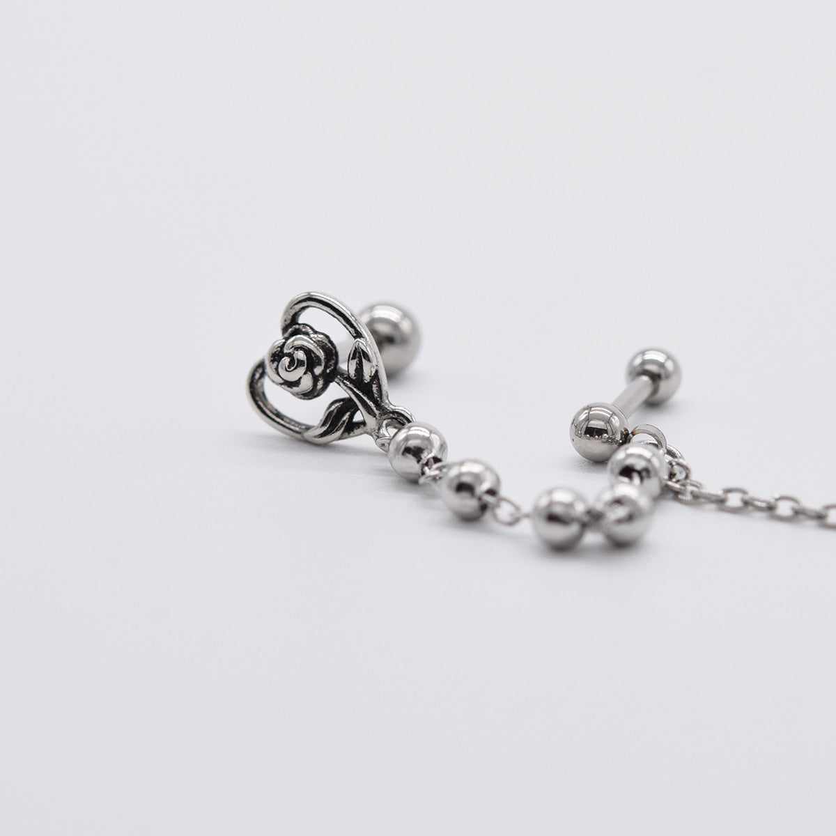 [ผ่าตัด] ริบบิ้นมินิโฟลว์ (3 สี) 16G เจาะร่างกาย เจาะหลัง เจาะกระดูกอ่อน 