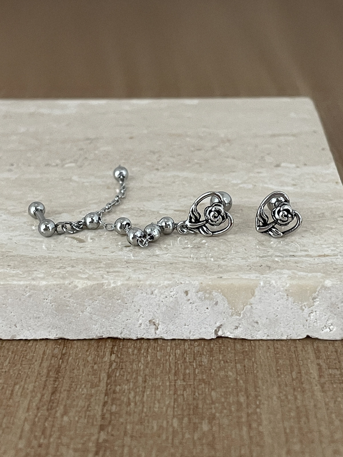 [ผ่าตัด] ริบบิ้นมินิโฟลว์ (3 สี) 16G เจาะร่างกาย เจาะหลัง เจาะกระดูกอ่อน 