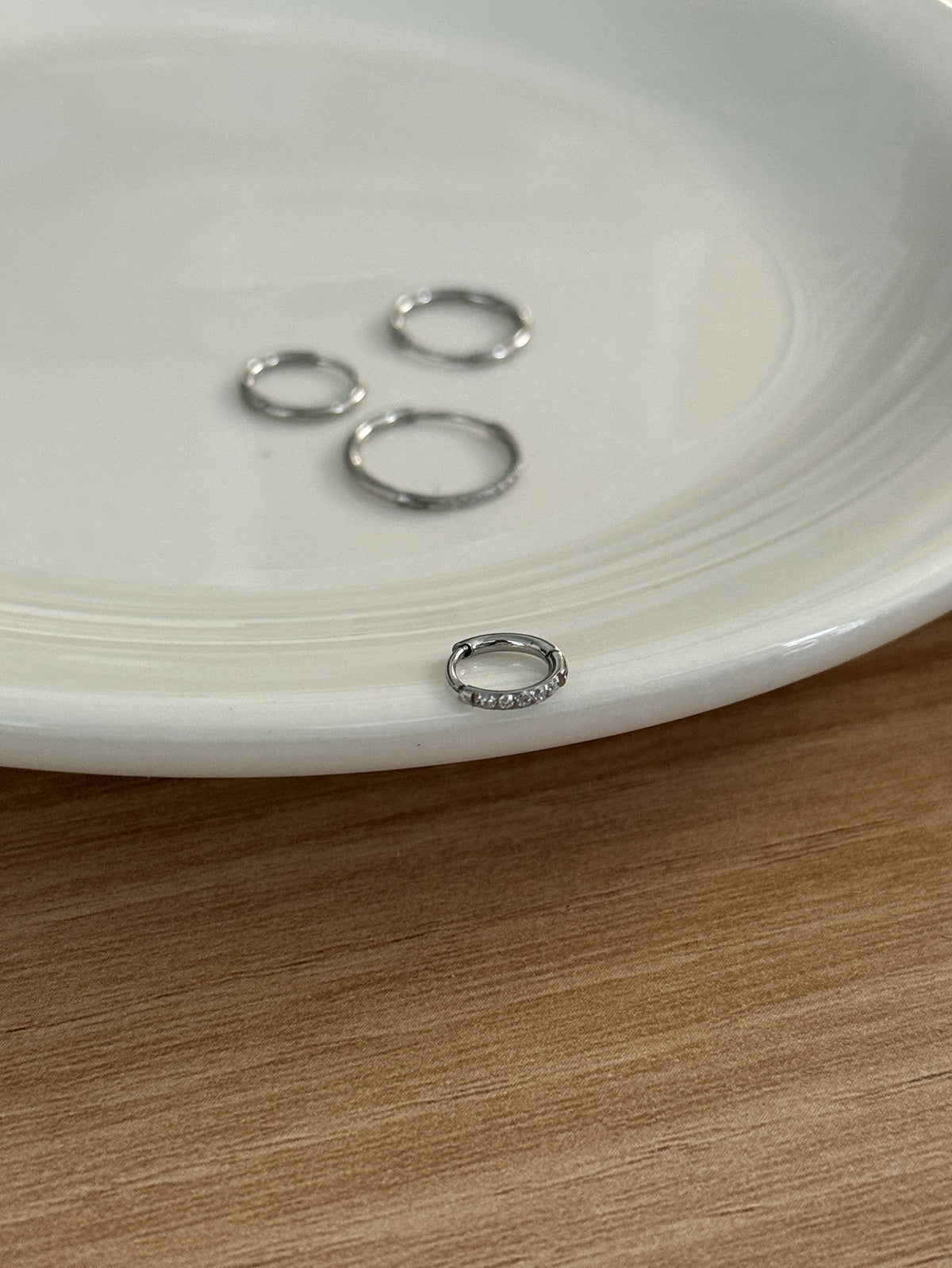 [ผ่าตัด] ริบบิ้นมินิโฟลว์ (3 สี) 16G เจาะร่างกาย เจาะหลัง เจาะกระดูกอ่อน 