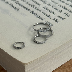 [ผ่าตัด] ริบบิ้นมินิโฟลว์ (3 สี) 16G เจาะร่างกาย เจาะหลัง เจาะกระดูกอ่อน 