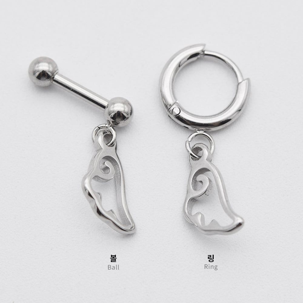 [ผ่าตัด] ริบบิ้นมินิโฟลว์ (3 สี) 16G เจาะร่างกาย เจาะหลัง เจาะกระดูกอ่อน 