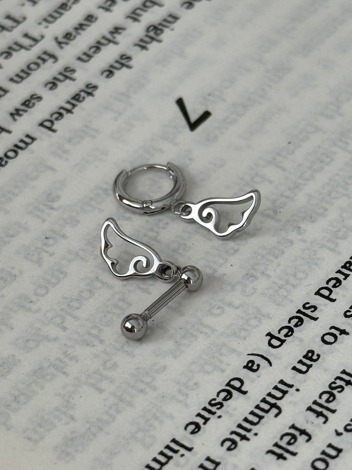 [ผ่าตัด] ริบบิ้นมินิโฟลว์ (3 สี) 16G เจาะร่างกาย เจาะหลัง เจาะกระดูกอ่อน 