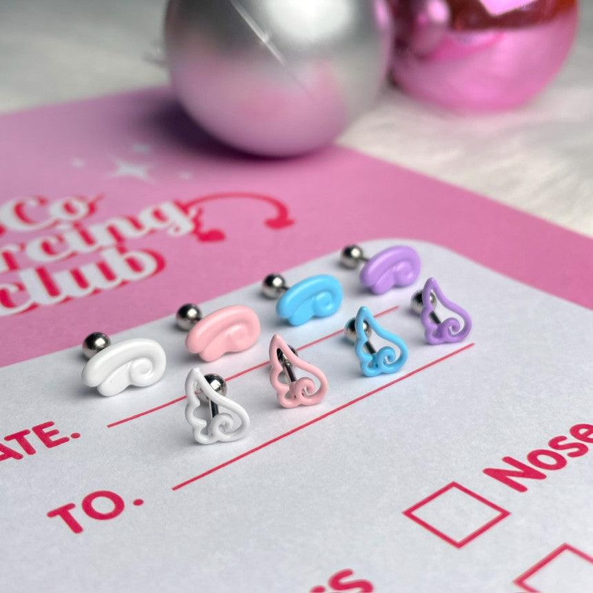 即納】[サージカル]エンゼル ウイング 翼 (2Type 4Color) 16G ボディ