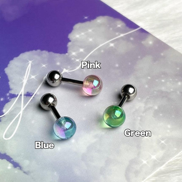 サージカル]晴れ ボール 透明カラー 基本 16G (2Size 3Color